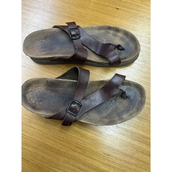 Mephisto Helen Desert Tan Grain Comfort Sandal Womens Size EUR 42 US 11 - Picture 9 of 11